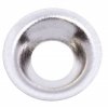 Decorative Washer Tea Cup Fender, nickel plated, 6mm